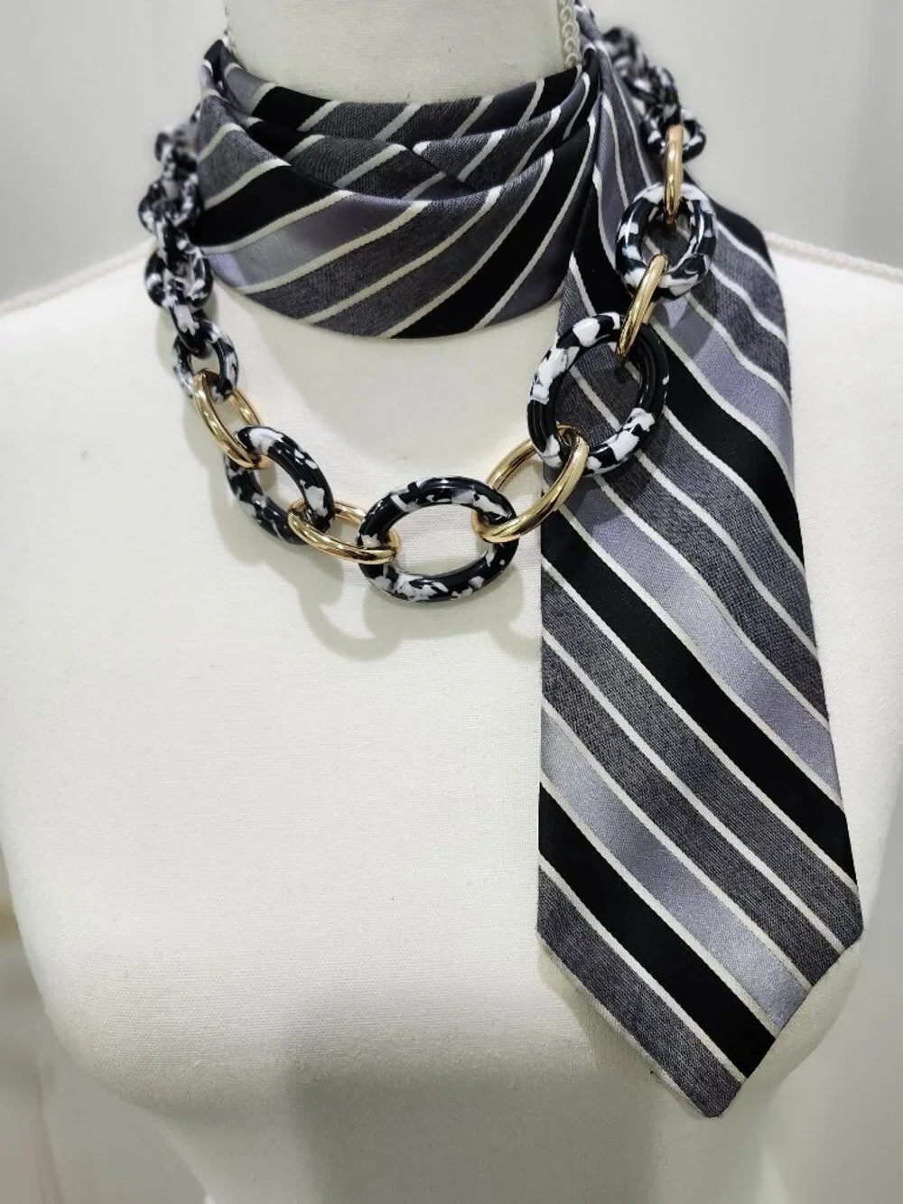 Neckwear and Zebra Print Necklace, Reimagined for Today’s Trendy Look